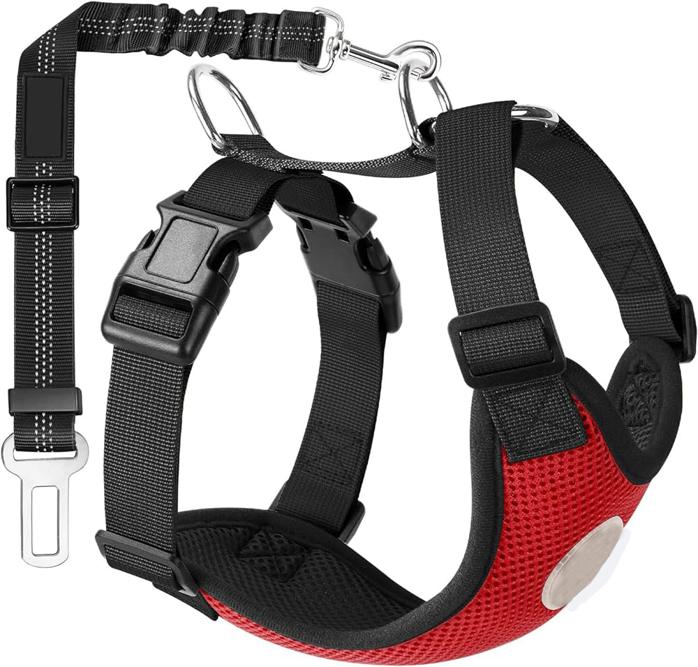dog car harness,car harness for dogs,What Type Of Harness Is Best For A Dog For In The Car,Crash-Tested Dog Harness,Full-Body Dog Harness,Seatbelt Dog Harness,Two-Point Dog Harness,Multifunctional Dog Harness,Pet Safety in Cars