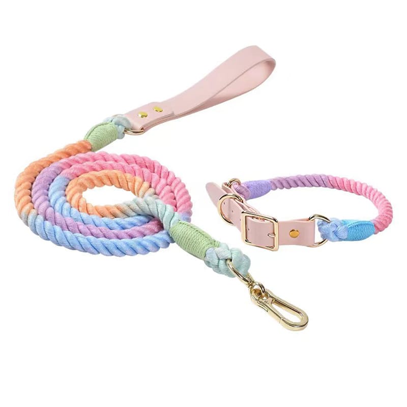 Rope Leash and Collar Sets
