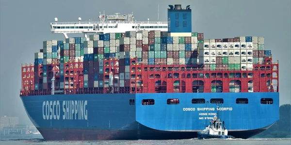 Sea freight container ship transportation