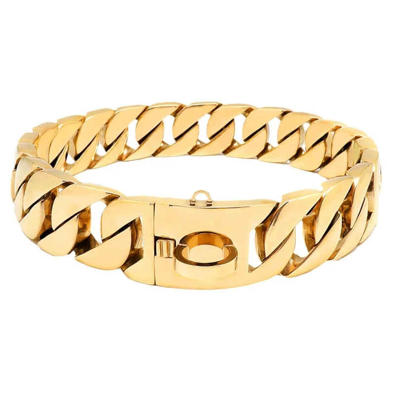 Gold plated stainless steel hardware
