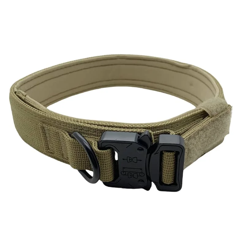 Tactical military-style dog collar