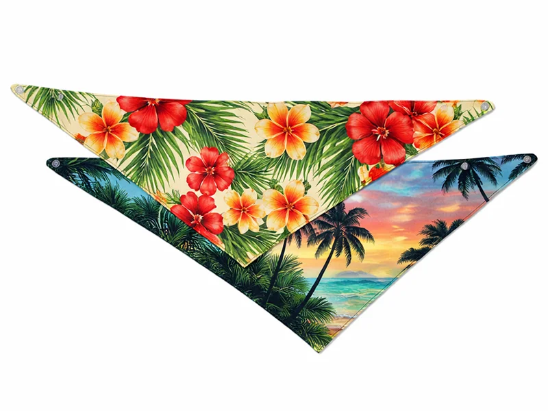 Reversible Dog Bandana - Two different patterns in one bandana for double the style